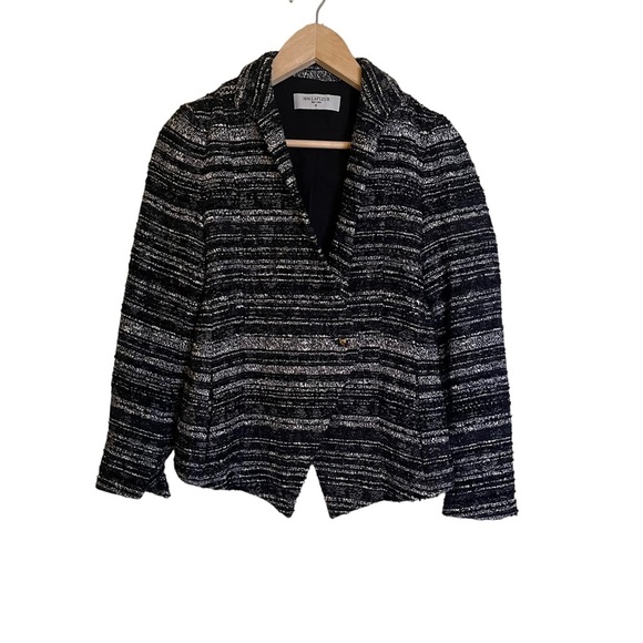 MM Lafleur The Wells Tweed Blazer Jacket - Picture 3 of 9